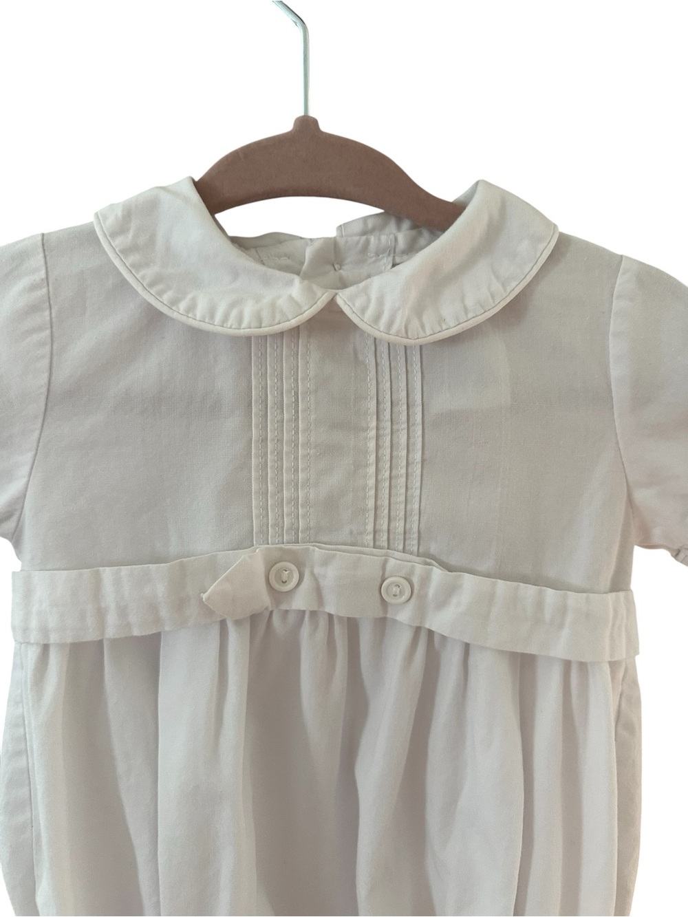 Vintage Alexis Baby White Bubble Romper, 3 months - Picture 3 of 8